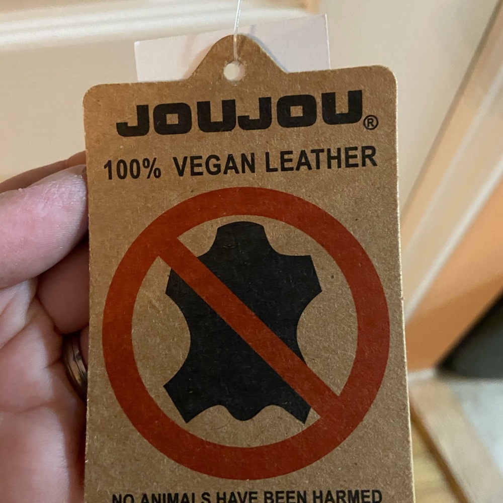 NWT Girls Jou Jou vegan faux leather jacket